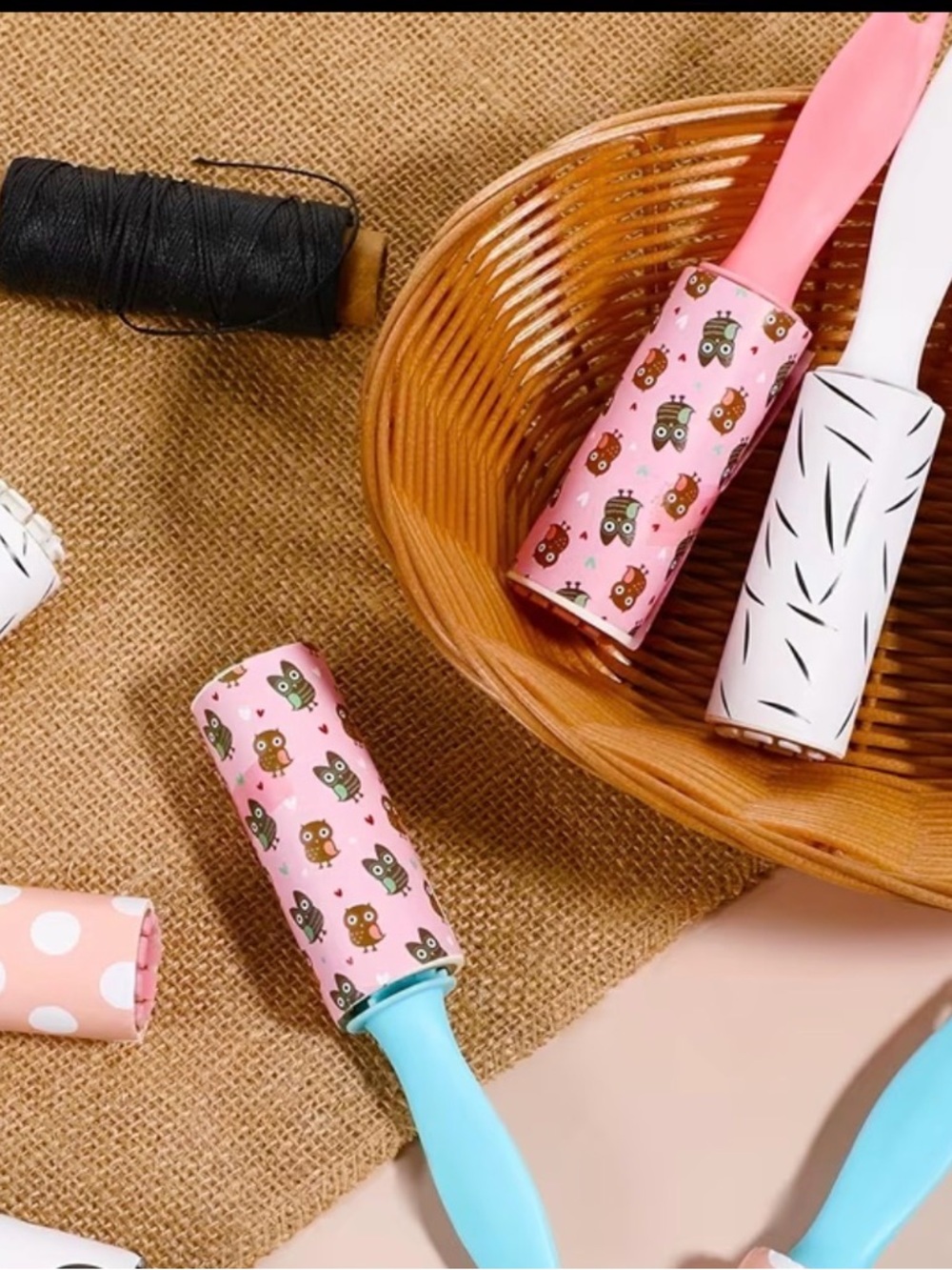 Lint Rollers Travel Size Set of 2